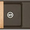Кухонная мойка Aquaton Беллис 87 1A724832BS280 из литого мрамора, кофе Кухонная мойка Aquaton Беллис 87 1A724832BS280 из литого мрамора, кофе
