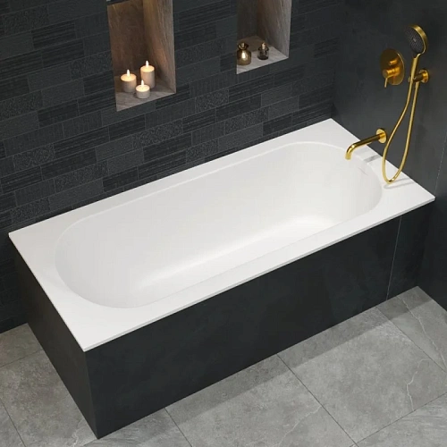 Ванна из искусственного камня WHITECROSS Gin 170x75 белый матовый 0217.170075.200 Ванна из искусственного камня WHITECROSS Gin 170x75 белый матовый 0217.170075.200