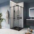 Душевой уголок BelBagno MARINO-A-2-90-C-NERO 900x900 мм Душевой уголок BelBagno MARINO-A-2-90-C-NERO 900x900 мм
