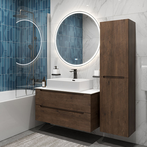 Тумба со столешницей и раковиной BelBagno ETNA 100 etna100rw-kepbo-1338-set подвесная ETNA100RW-KEPBO-1338-SET Тумба со столешницей и раковиной BelBagno ETNA 100 etna100rw-kepbo-1338-set подвесная ETNA100RW-KEPBO-1338-SET