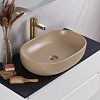 Картинка анонса товара «раковина belbagno bb1084-h316 600x420x140 бежевая матовая»