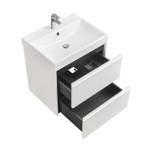 Тумба под раковину Roca Ona 600 белый матовый 2 ящика A857613509 Тумба под раковину Roca Ona 600 белый матовый 2 ящика A857613509