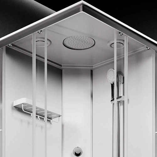 Душевая кабина AM.PM X-Joy W94C-403-090MT 90x90, профиль хром матовый, стекло прозрачное Душевая кабина AM.PM X-Joy W94C-403-090MT 90x90, профиль хром матовый, стекло прозрачное