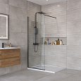 Детальная картинка товара «душевая перегородка belbagno kraft-l-1-70-c-nero»