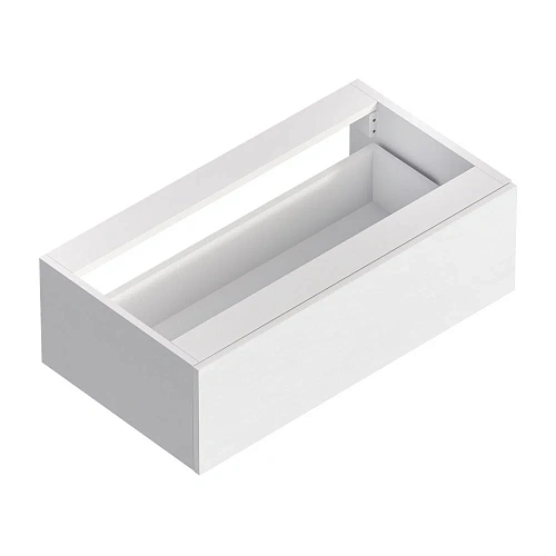 Тумба под раковину CEZARES CADRO-100-1C-SO-BG Bianco Ghiaccio 1000x460 подвесная Тумба под раковину CEZARES CADRO-100-1C-SO-BG Bianco Ghiaccio 1000x460 подвесная