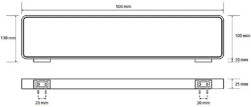 Полка Bemeta SOLO 139102312 Полка Bemeta SOLO 139102312