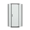 Душевой уголок NEW TRENDY NEW KOMFORT BLACK 100x80x190 K-0746 (черный)