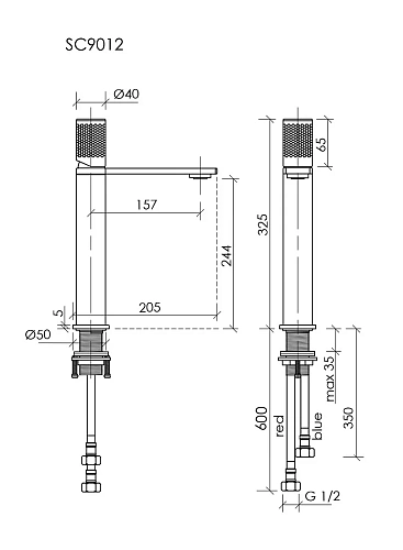 Смеситель для раковины Sancos Nexus SC9012CH хром Смеситель для раковины Sancos Nexus SC9012CH хром