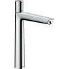 Картинка анонса товара «смеситель для раковины hansgrohe talis select e с высоким изливом и сливным гарнитуром, хром 7175200»