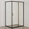 Душевой уголок DIWO Смоленск 120х90 см, профиль черный 555733 Душевой уголок DIWO Смоленск 120х90 см, профиль черный 555733
