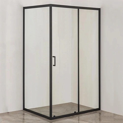 Душевой уголок DIWO Смоленск 120х90 см, профиль черный 555733 Душевой уголок DIWO Смоленск 120х90 см, профиль черный 555733