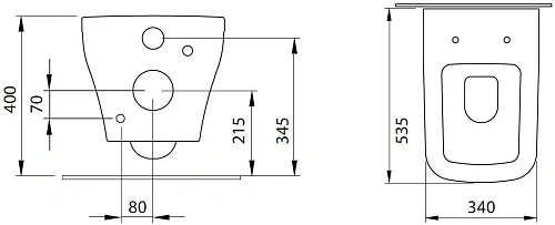 Унитаз подвесной Allen Brau Infinity 4.21011.AN с крышкой, антрацит Унитаз подвесной Allen Brau Infinity 4.21011.AN с крышкой, антрацит