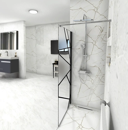 Душевая перегородка Ceruttispa PICK T90B без поддона 90x190 Душевая перегородка Ceruttispa PICK T90B без поддона 90x190