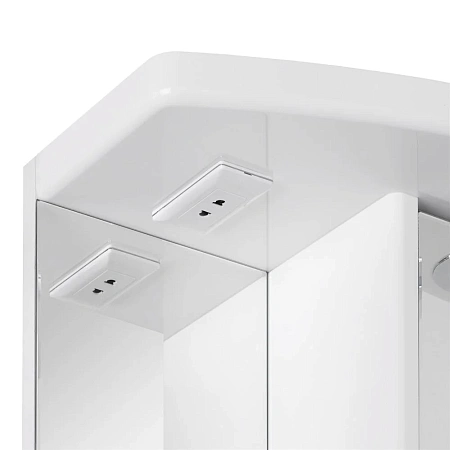 Зеркальный шкаф Aquaton Эмили 80 белый 1A002702EM010 Зеркальный шкаф Aquaton Эмили 80 белый 1A002702EM010