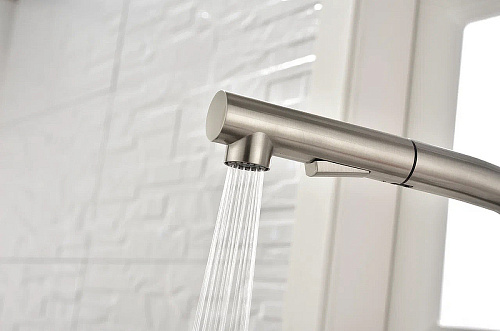 Смеситель для кухни Paulmark NEO брашированная сталь Ne214419-BS Смеситель для кухни Paulmark NEO брашированная сталь Ne214419-BS