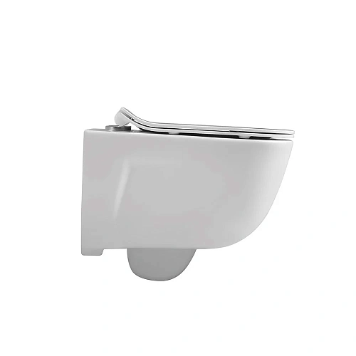 Унитаз подвесной Vincea Idea VT1-33 белый, ультратонкое сиденье soft-close Унитаз подвесной Vincea Idea VT1-33 белый, ультратонкое сиденье soft-close