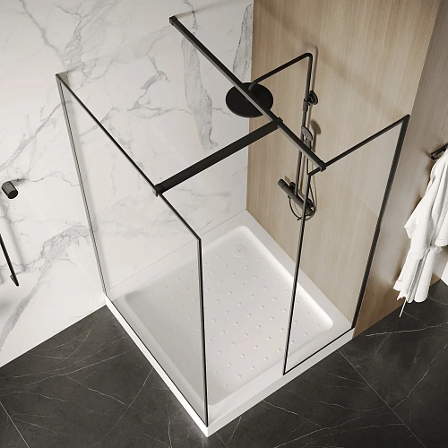 Душевой поддон ABBER AD3D100 100х100 квадратный, акриловый, белый Душевой поддон ABBER AD3D100 100х100 квадратный, акриловый, белый