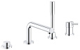 Смеситель на борт ванны GROHE Concetto New на 4 отверстия с ручным душем и переключателем, хром (1957600 19576002 Смеситель на борт ванны GROHE Concetto New на 4 отверстия с ручным душем и переключателем, хром (1957600 19576002