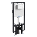 Инсталляция для унитаза WasserKRAFT Vils 56TLT.010.ME.WH02 с клавишей смыва белый Инсталляция для унитаза WasserKRAFT Vils 56TLT.010.ME.WH02 с клавишей смыва белый