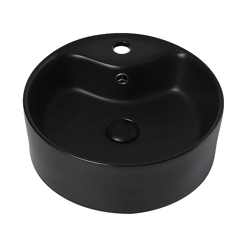 Раковина ABBER Bequem AC2104MB накладная, черная матовая Раковина ABBER Bequem AC2104MB накладная, черная матовая