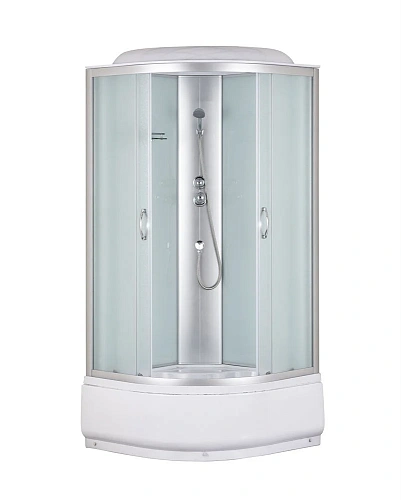 Душевая кабина Taliente 80x80x215см, четверть круга, матовое стекло TA-8080M Душевая кабина Taliente 80x80x215см, четверть круга, матовое стекло TA-8080M