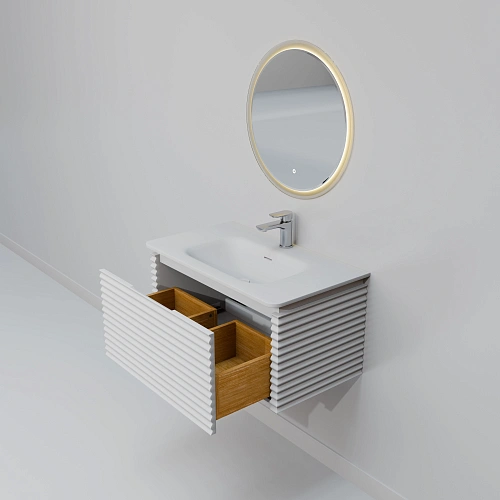 Комплект мебели ArtDecco Jacqueline 80 AJC08W34S1MF белый Комплект мебели ArtDecco Jacqueline 80 AJC08W34S1MF белый