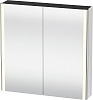 Зеркальный шкаф Duravit XSquare XS711202222 с подсветкой 80 см белый глянцевый