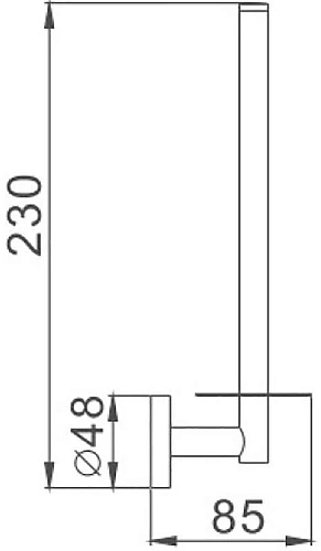 Держатель туалетной бумаги Haiba HB1711 Держатель туалетной бумаги Haiba HB1711