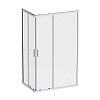 Картинка анонса товара «душевой уголок am.pm gem w90g-403-120280-mt 120x80 хром матовый, стекло прозрачное»