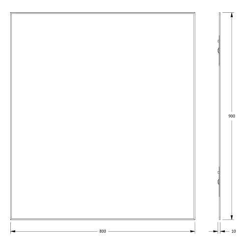 Зеркало Evoform STANDARD BY 0227, 80 x 90 см с фацетом Зеркало Evoform STANDARD BY 0227, 80 x 90 см с фацетом