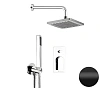 Душевая система Remer Infinity I09S08ONO, черный матовый