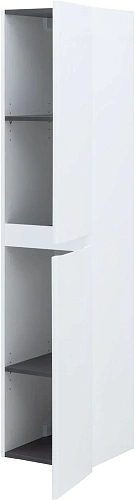 Шкаф-пенал Aquanet Слим 35 00346050 белый сатин Шкаф-пенал Aquanet Слим 35 00346050 белый сатин