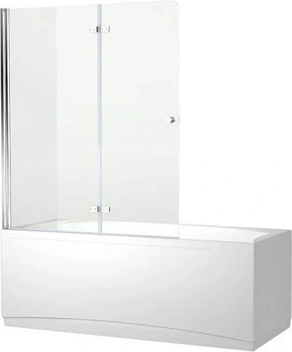 Шторка на ванну Aquanet Beta 4 NF6222-hinge, прозрачное стекло Шторка на ванну Aquanet Beta 4 NF6222-hinge, прозрачное стекло