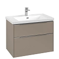 Тумба под раковину Villeroy & Boch Subway 3.0 Taupe / Taupe C57400VM Тумба под раковину Villeroy & Boch Subway 3.0 Taupe / Taupe C57400VM