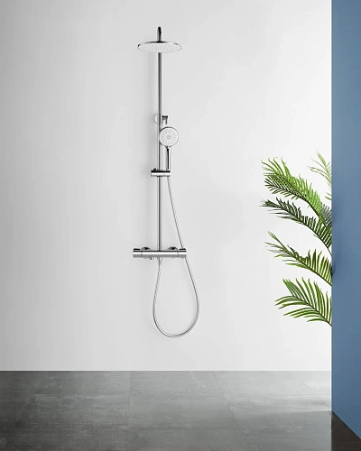 Душевая система ARROW AG3318CP с термостатом хром Душевая система ARROW AG3318CP с термостатом хром