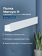Полка Aquanet Магнум Н 50x12 белая матовая, с крючками 00341539 Полка Aquanet Магнум Н 50x12 белая матовая, с крючками 00341539