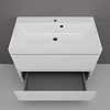 Тумба под раковину Style Line Манхэттен 80 см ЛС-00002359 подвесная, белый матовый Тумба под раковину Style Line Манхэттен 80 см ЛС-00002359 подвесная, белый матовый