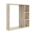 Зеркальный шкаф Onika ТИМБЕР 70.00У дуб сонома 207045 Зеркальный шкаф Onika ТИМБЕР 70.00У дуб сонома 207045