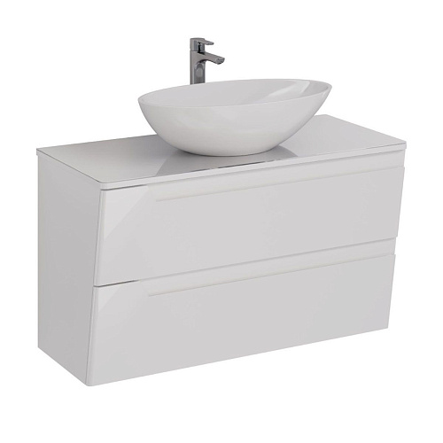 Тумба под раковину Lemark MIANO, 100 см подвесная, белый LM06M100T Тумба под раковину Lemark MIANO, 100 см подвесная, белый LM06M100T