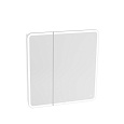 Зеркальный шкаф GROSSMAN АДЕЛЬ-80 см Пр. с LED подсветкой 80x80 208004