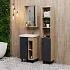 Тумба под раковину Onika Тимбер 50 см 105035 напольная, серая мат./дуб сонома (для Фостер 50) Тумба под раковину Onika Тимбер 50 см 105035 напольная, серая мат./дуб сонома (для Фостер 50)