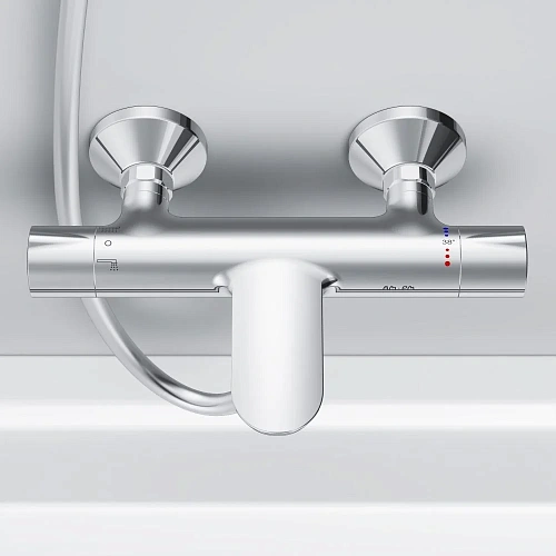 Смеситель для ванны AM.PM Like F8050000 с термостатом, хром Смеситель для ванны AM.PM Like F8050000 с термостатом, хром