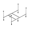 Каркас для ванны AM.PM X-Joy W00A-140-070W-R универсальный 140х70 см Каркас для ванны AM.PM X-Joy W00A-140-070W-R универсальный 140х70 см