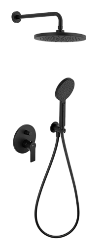 Душевая система Remer Energy EY09S02MD25NOVB, черный матовый Душевая система Remer Energy EY09S02MD25NOVB, черный матовый