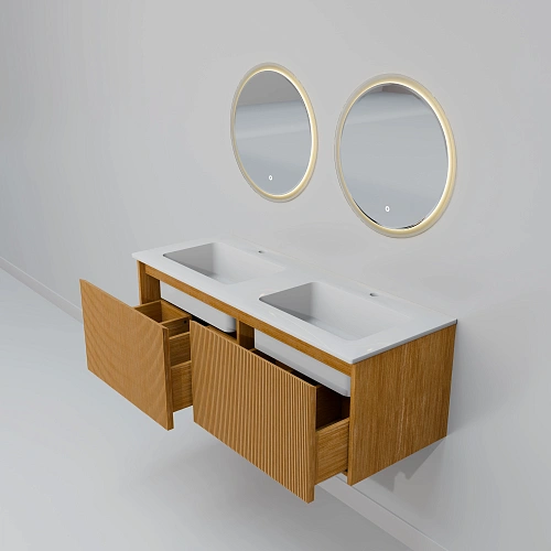 Комплект мебели ArtDecco Elizabeth 120 AEL12W11D2M0 белый дуб Комплект мебели ArtDecco Elizabeth 120 AEL12W11D2M0 белый дуб