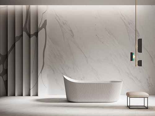 Ванна отдельностоящая ABBER AB9445MW 170x80 универсальная, белая матовая, акриловая Ванна отдельностоящая ABBER AB9445MW 170x80 универсальная, белая матовая, акриловая