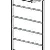 Полотенцесушитель водяной Aquanet Mauro 800x500 с полкой 00282321 Полотенцесушитель водяной Aquanet Mauro 800x500 с полкой 00282321