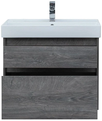 Тумба под раковину Aquanet Nova Lite 75 дуб рошелье (2 ящика) 00242273 Тумба под раковину Aquanet Nova Lite 75 дуб рошелье (2 ящика) 00242273