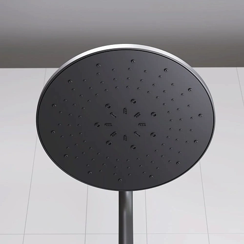 Душевая система Dorff Futura D0710522 с термостатом, черный Душевая система Dorff Futura D0710522 с термостатом, черный