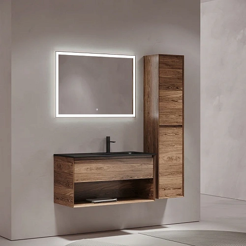 Тумба под раковину Sancos Marmi 1.0 MR1.0100RECH правая, 995х445х520, дуб чарльстон, подвесная Тумба под раковину Sancos Marmi 1.0 MR1.0100RECH правая, 995х445х520, дуб чарльстон, подвесная